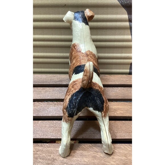 Vintage Plastic Celluloid Terrier Dog Figurine Ideal Toy Corp. About 6" - Picture 5 of 11